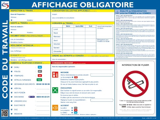 Formation Affichage Obligatoire en Entreprise